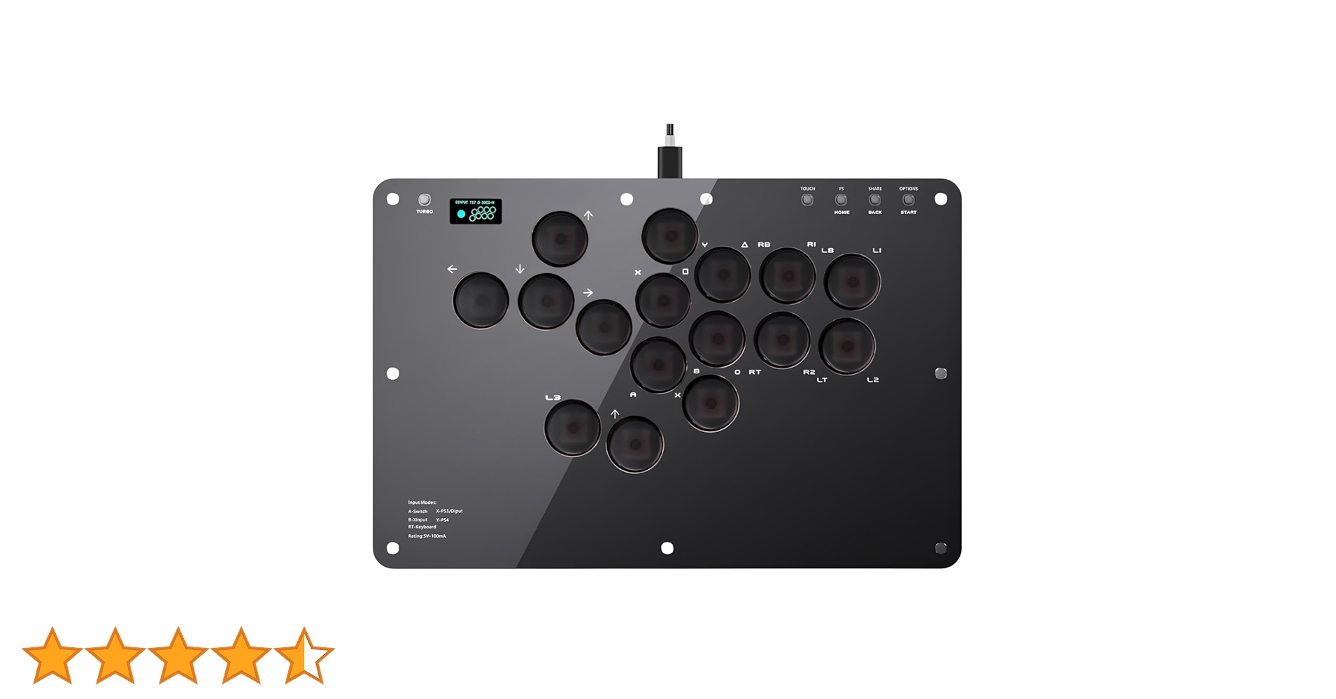 Amazon.co.jp: AQielev アケコン レバーレス コントローラー 16ボタン